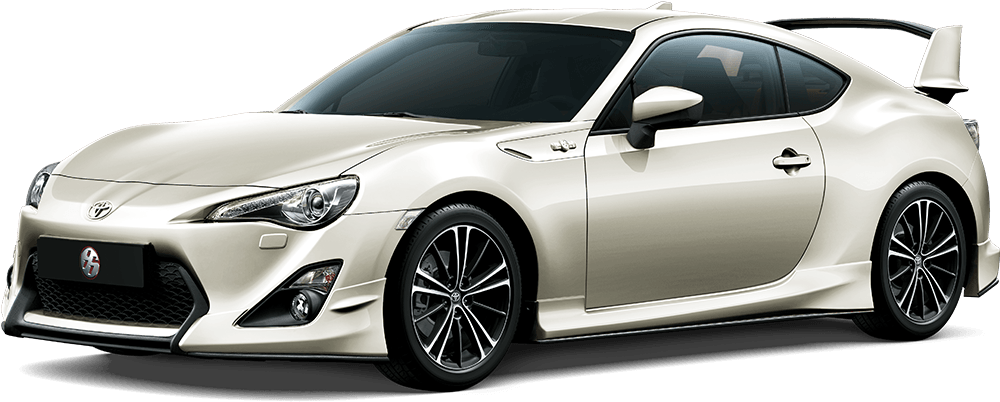 Crystal White Pearl - Toyota 86 Orange Metallic (1024x460), Png Download