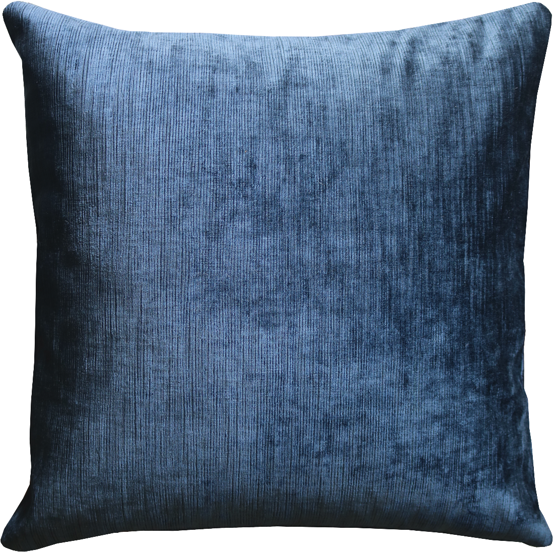 Midnight Blue Soft Velvet Cushion Front - Cushion (1110x1110), Png Download