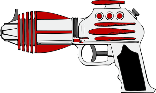 Gun Clipart Toy - Laser Gun Transparent Background (500x298), Png Download