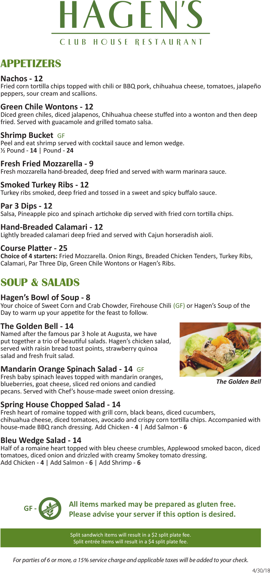 Hagens Menu Page - French Lick (960x1958), Png Download