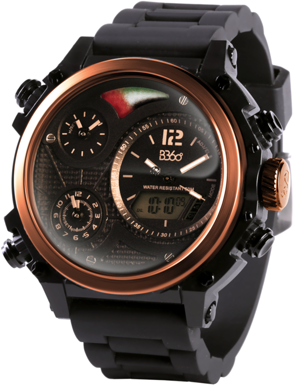 Bemirates Black- Gold Watch - Army Black Knights Football (800x800), Png Download