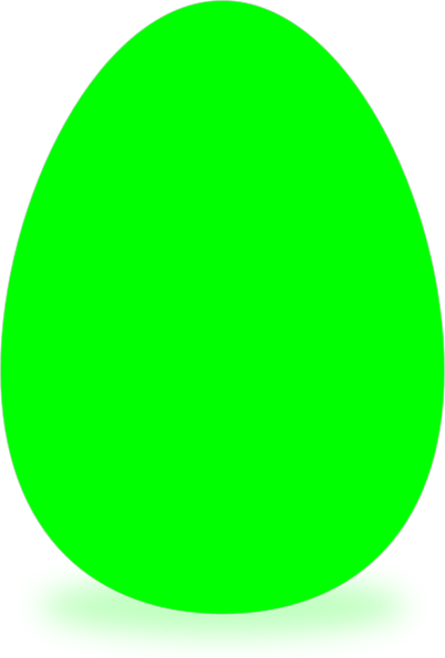 Green Egg Clipart (402x595), Png Download