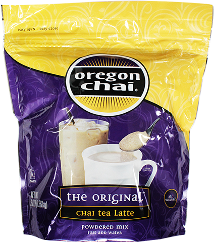 Oregon Cafe, Chai Tea Latte, Vanilla - 32 Fl Oz (5 (500x500), Png Download