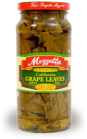 Grape Leaves - Mezzetta Maraschino Cherries With Stems - 9 Oz Jar (300x480), Png Download