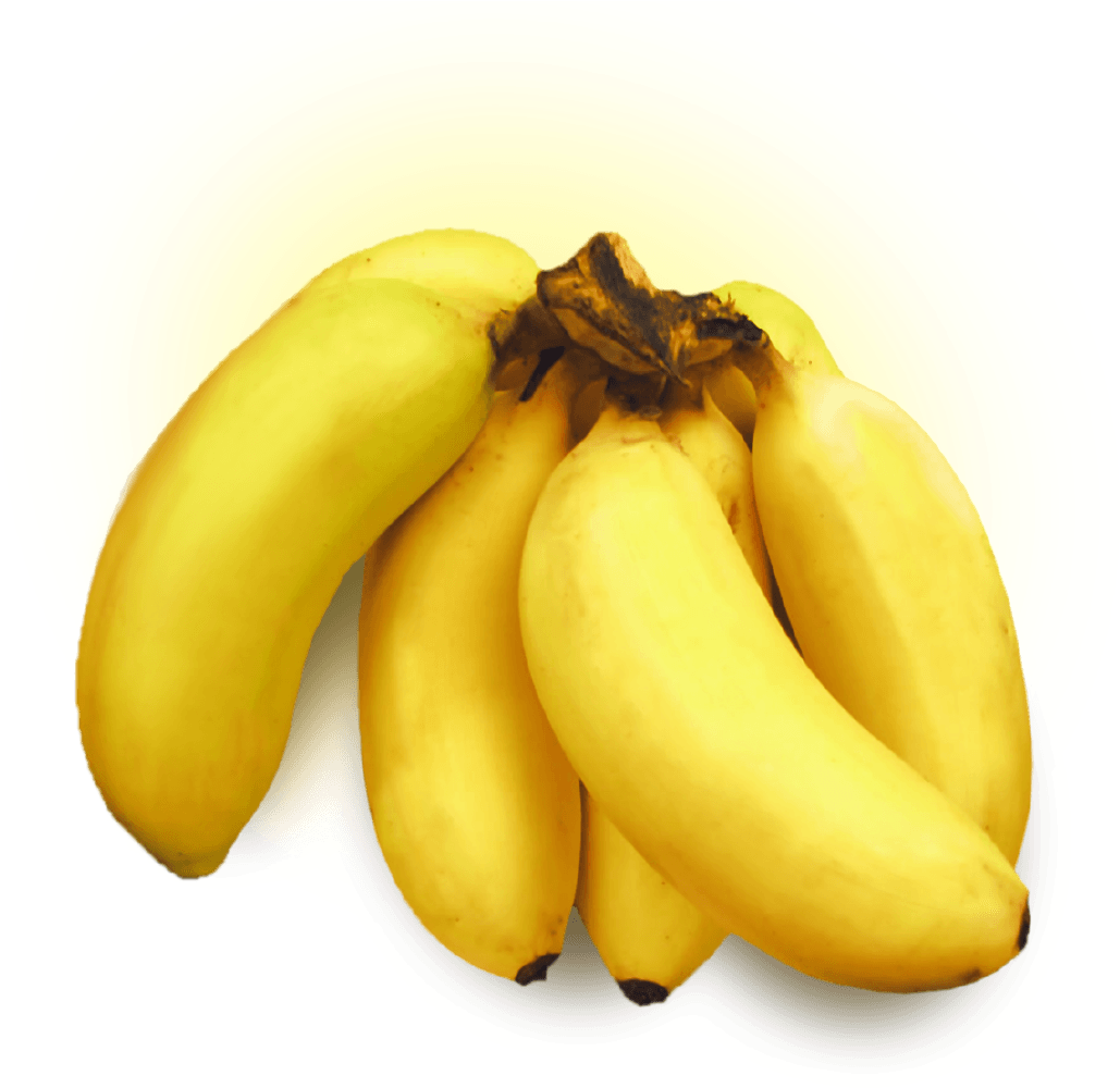 Banana Maçã - Rastali Banana Png (1086x1085), Png Download