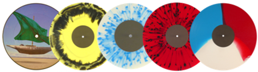 Many Color Variations And Picture Disk Support - Circle (860x444), Png Download