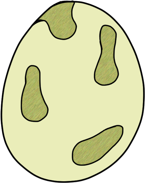 Cartoon Dinosaur Egg Clipart - Dinosaur (541x710), Png Download