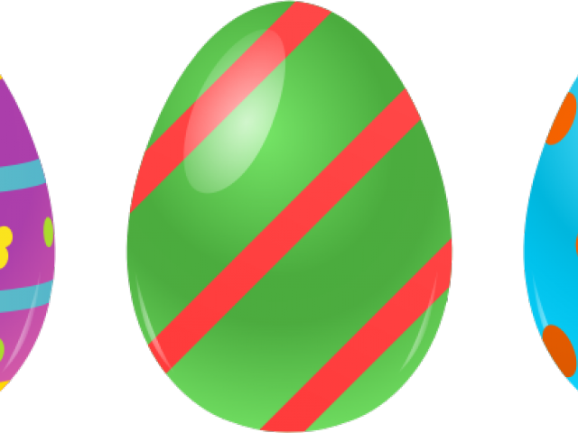 Egg Clipart Colored Egg - Easter (640x480), Png Download