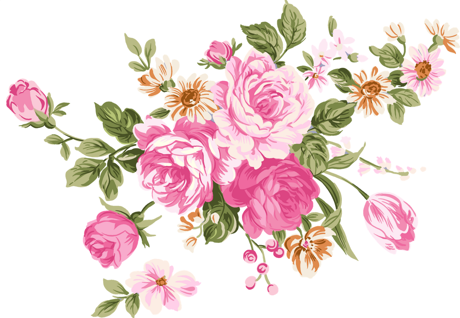 1f3a7079c3a9 Art Floral, Floral Watercolor, Pink Home - Nice Flower Frame Design (1600x1108), Png Download