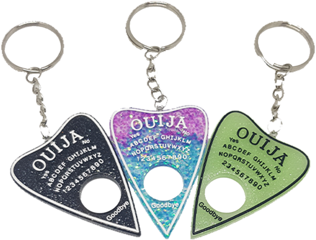 Resin Ouija Planchette Keyring - Planchette (683x1024), Png Download