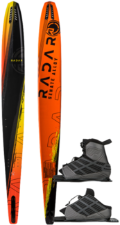 2018 Radar Alloy Senate Ski Titanium Vector Boot Hrt - Radar Alloy Senate Slalom Ski W/ Vector Boa Ltd/artp (375x400), Png Download