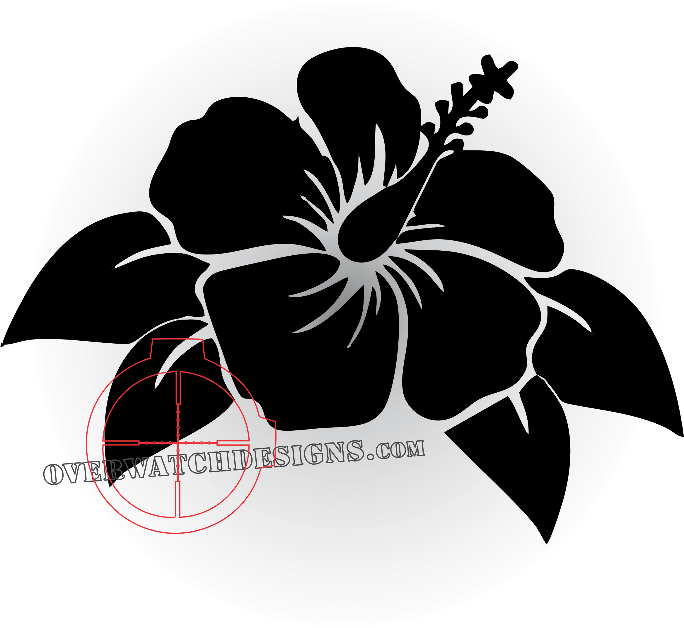 Flower - Hibiscus Clip Art (2401x2393), Png Download