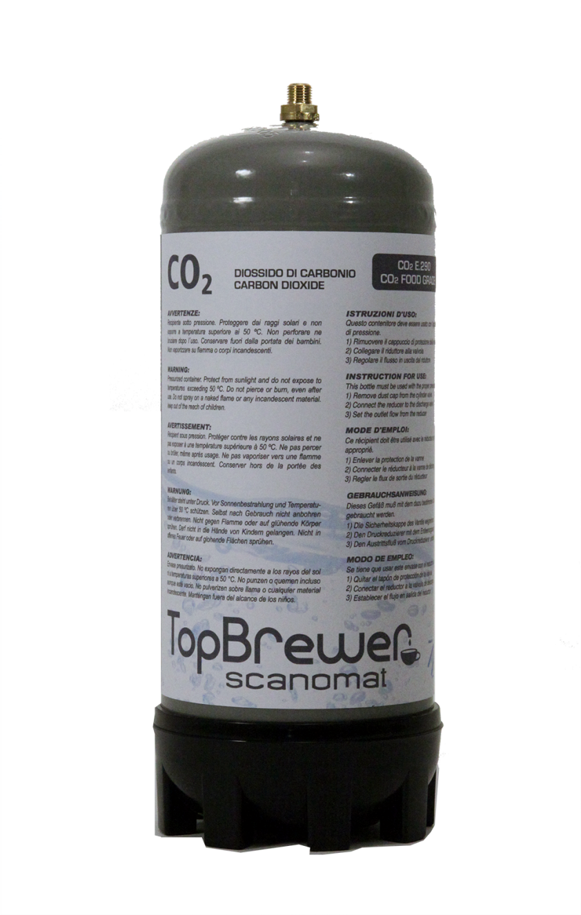 Co2 Bottle, 800gr - Carbon Dioxide (1325x1325), Png Download