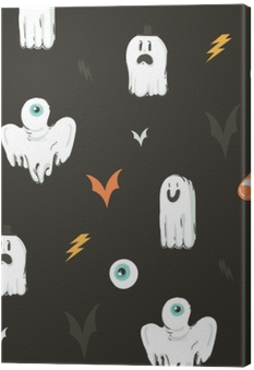 Hand Drawn Vector Abstract Cartoon Happy Halloween - Illustration (400x400), Png Download