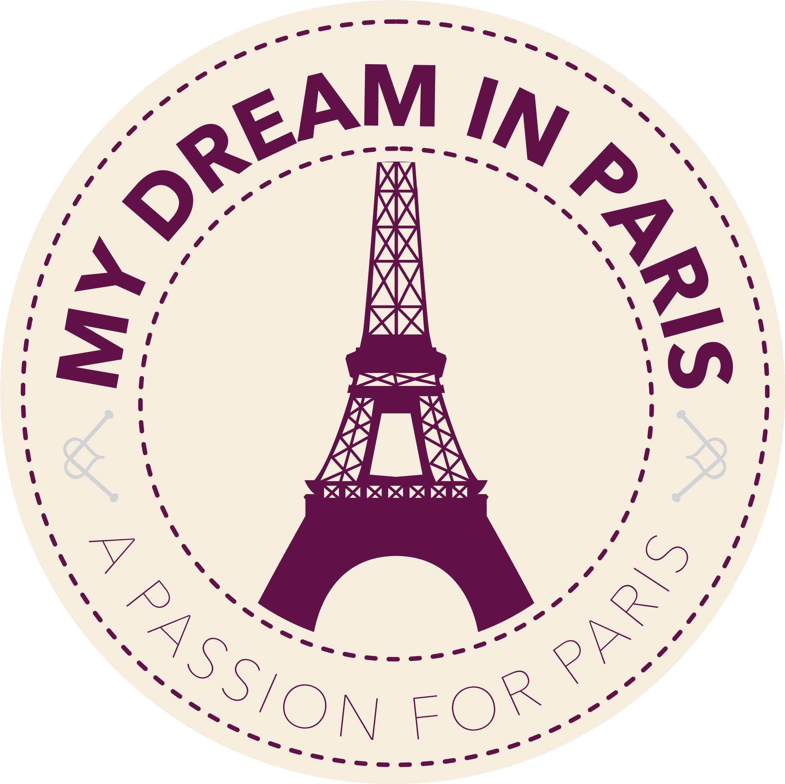 My Dream In Paris - Fear And Loathing In Paris (2550x2550), Png Download