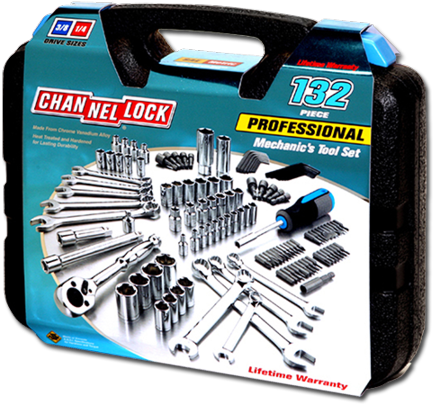 Channellock Mechanic 132 Piece Tool Set - Channellock Tool Set (450x450), Png Download