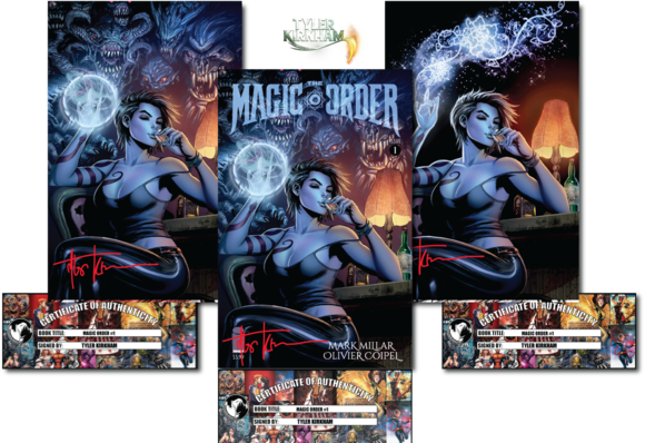 Magic Order - Magic Order Comic Book (580x398), Png Download