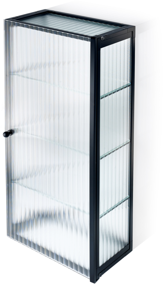 Glass Cabinet - Kitchen (857x1080), Png Download