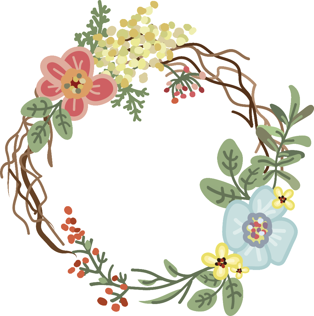 Vine Fresh And Beautiful Transparent Garland Vector - Portable Network Graphics (1024x1030), Png Download