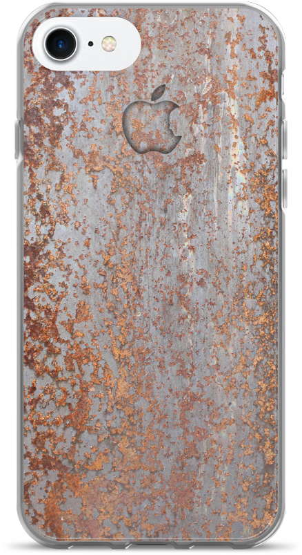 Rust Iphone Mockup Back Iphone 7 Small - Mobile Phone Case (1000x1000), Png Download