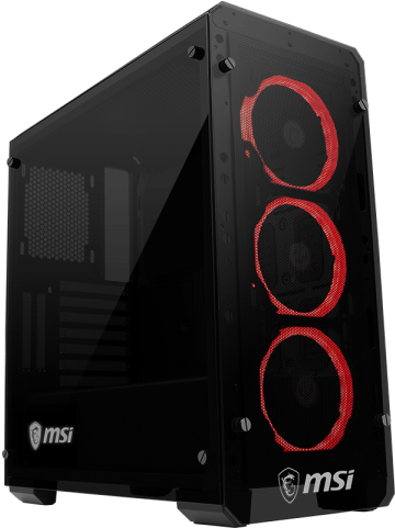 Msi Mag Pylon Tempered Glass Case - Msi Mag Pylon Case (600x600), Png Download