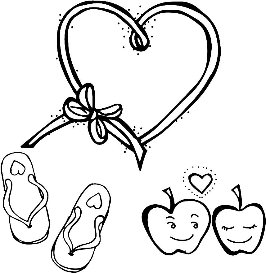 Blanco Y Negro Pintado A Mano En Forma De Corazon Amor - Euclidean Vector (1024x1024), Png Download