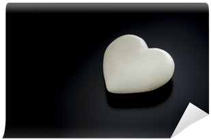 Fotomural Corazón Blanco Hecho De Piedra • Pixers® - Heart (400x400), Png Download