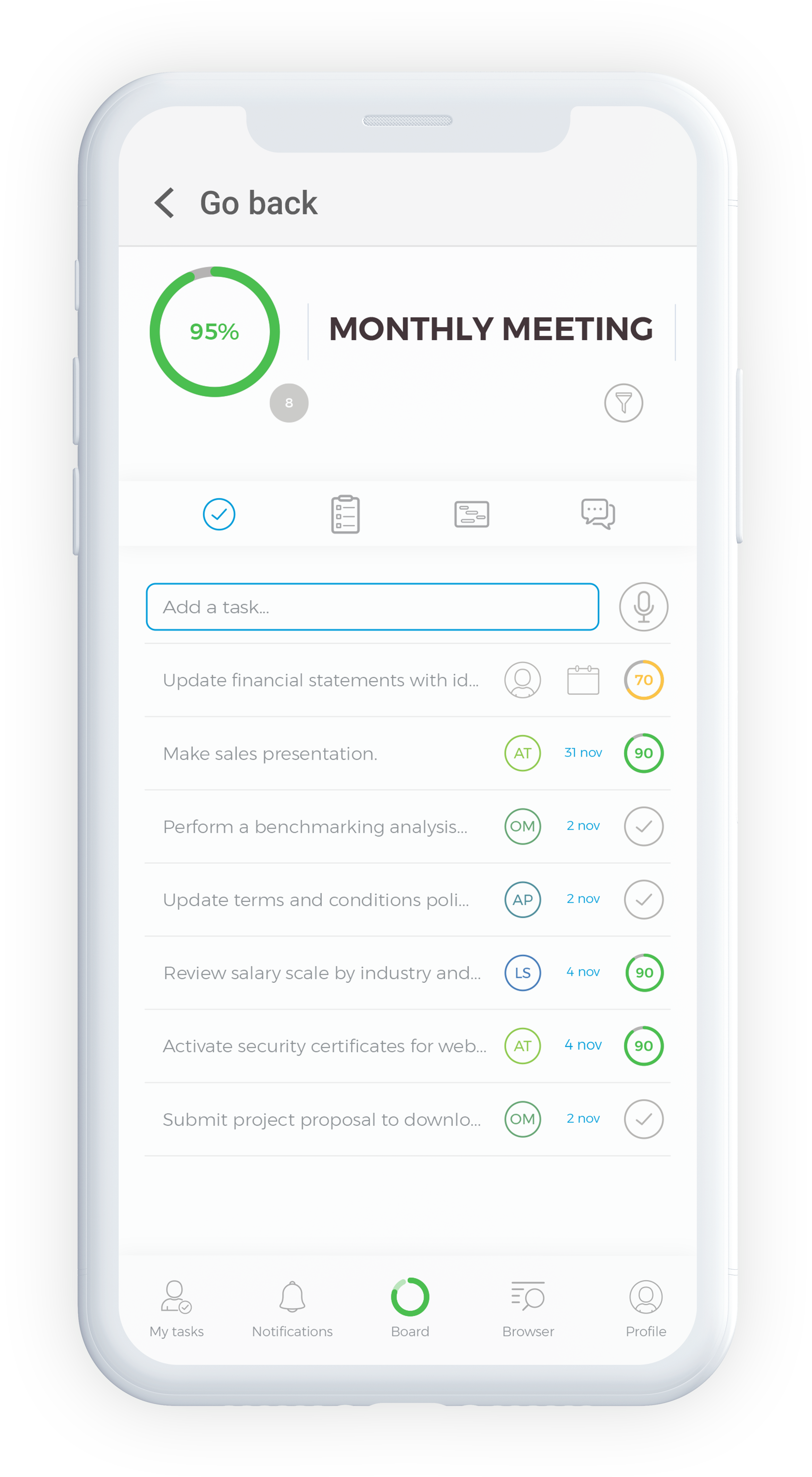 Manage Your Tasks Easily - Iphone (3030x4996), Png Download