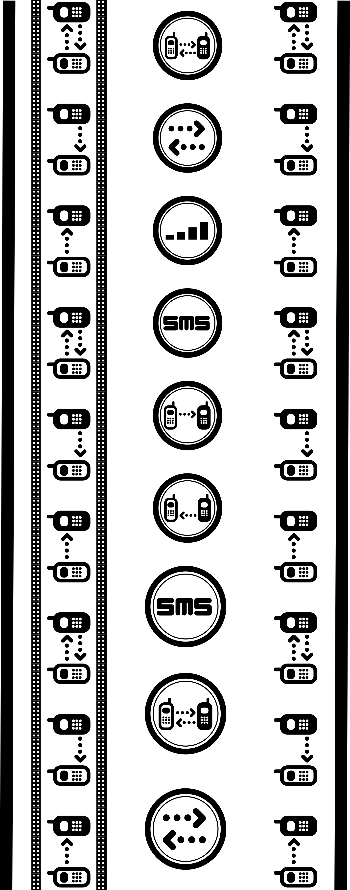 Hope You Find Them Useful - Mobile Phones Border (1415x3600), Png Download