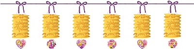 Tangled Rapunzel Paper Lantern Garland - Tangled (400x414), Png Download
