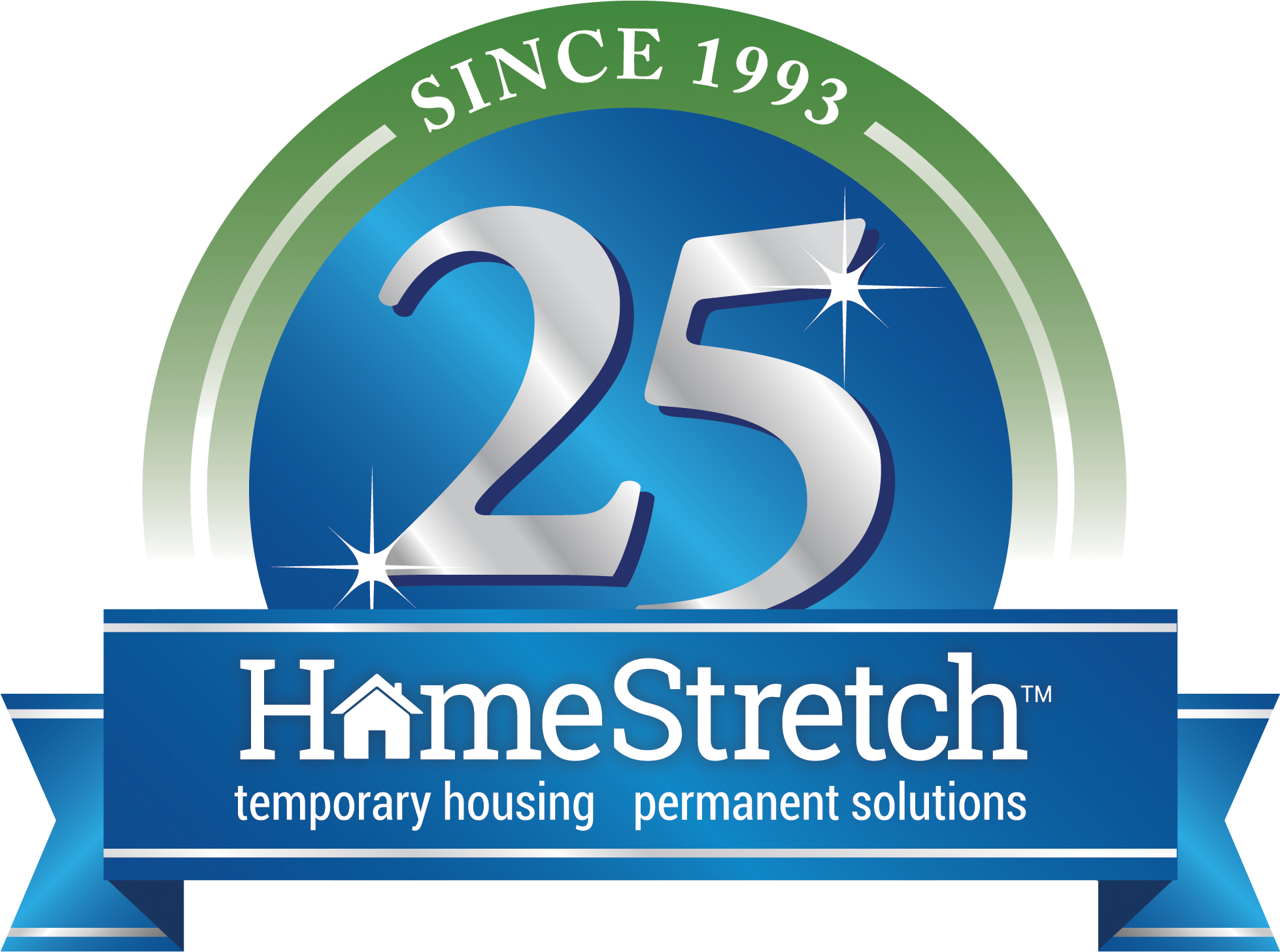 Homestretch 25th Anniversary - 25th Anniversary Logo Png (1957x1505), Png Download