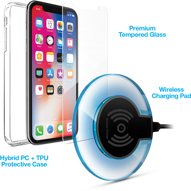 Block-hero - Apple Iphone X Incipio Ngp Pure Case - Clear (800x800), Png Download