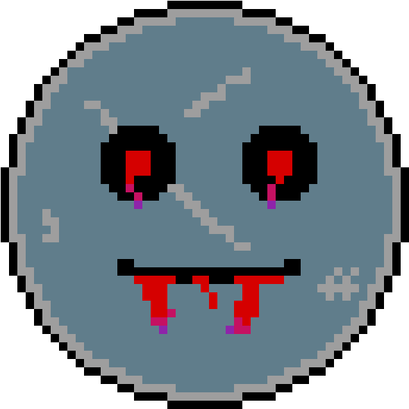 Vampire Emoji - Triggered Gif (1200x1200), Png Download