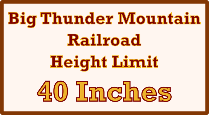 Big Thunder Mountain Railroad Height Limit Requirement - Dido Thank You Ssa Choral Upper Voices (700x386), Png Download
