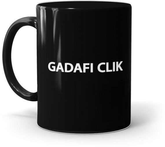 Taza Gadafi Negra - Iphone (600x600), Png Download