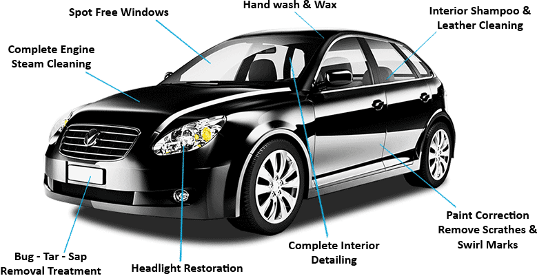 Car Diagram Auto Detailing In Branchburg, Nj - Stock Photography (779x401), Png Download