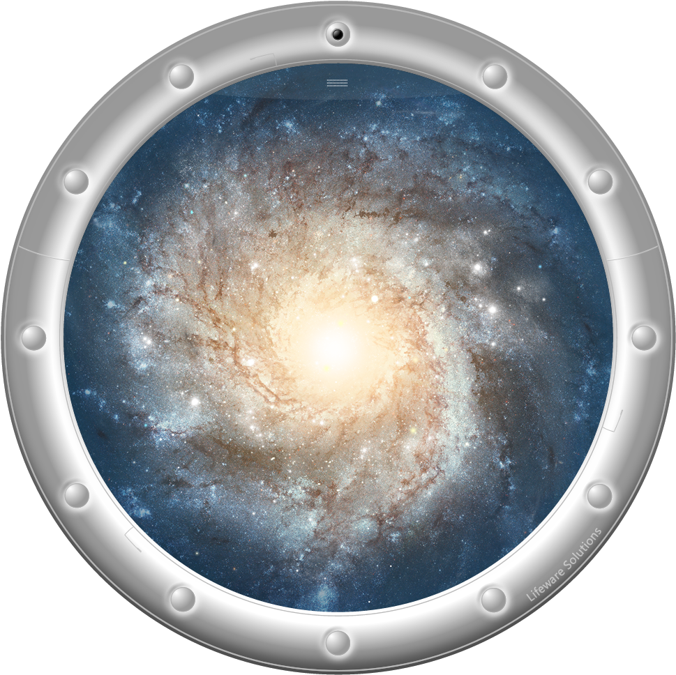 Interactive 3d Galaxy - Ancient Greek Symbol (1024x1024), Png Download