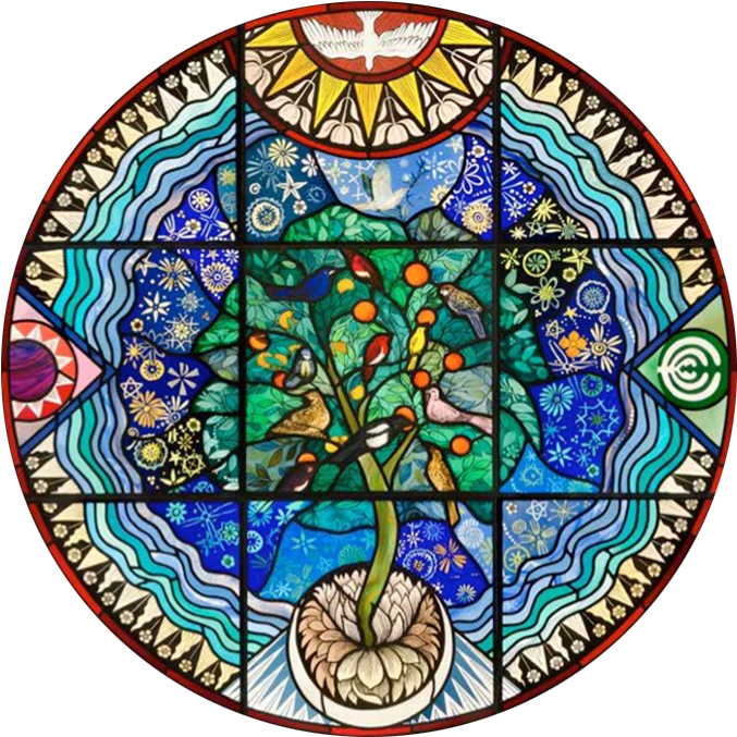 In The Uk I Work With A Talented Stained Glass Artist - Stained Glass (693x693), Png Download