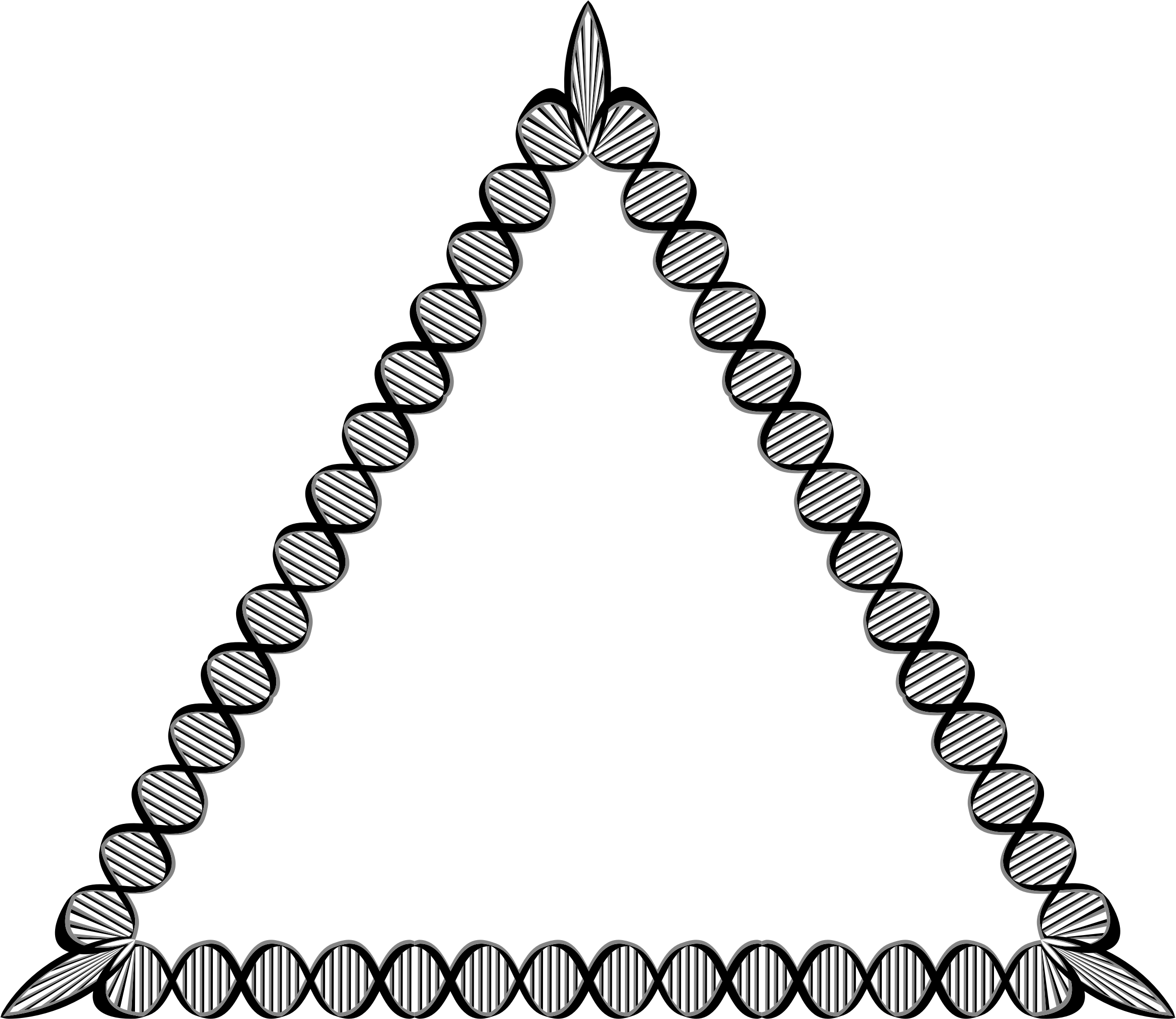 Dna Triangle (2326x2016), Png Download