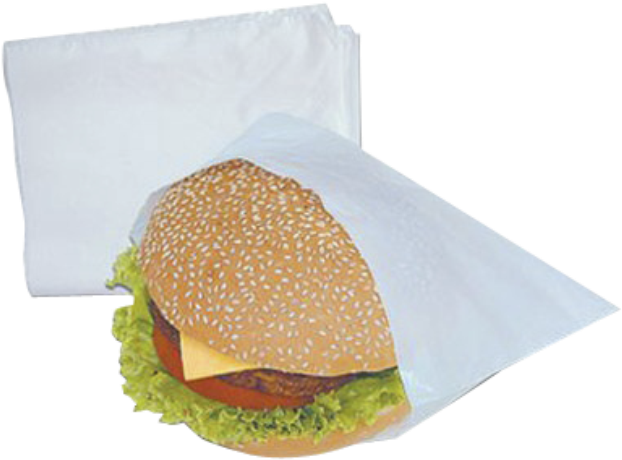 Saco Para Hamburguer - Saco Leitoso Para Lanche (648x486), Png Download