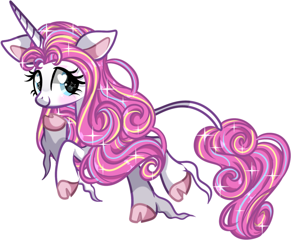 Moonraige, Blushing, Classical Unicorn, Cloven Hooves, - Artist (1024x847), Png Download