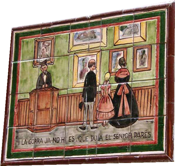 Cuenta La Leyenda Que Allá En El Siglo Ix, Cuando Barcelona - Picture Frame (602x564), Png Download