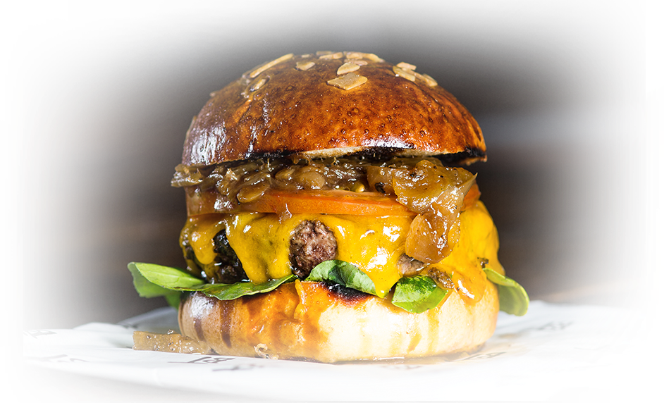 Domingos Das 18h Às 23h - Burger Table (942x572), Png Download