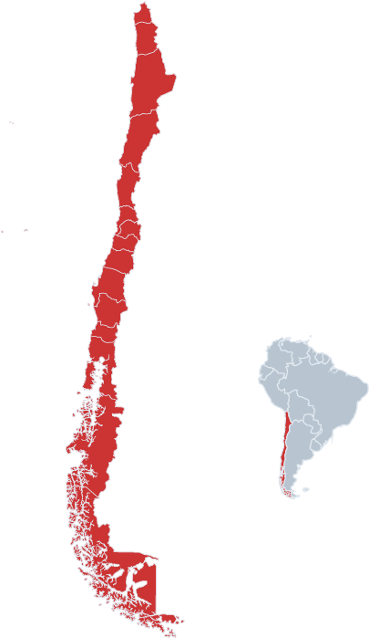 Norte - Chile Map Clipart (600x800), Png Download