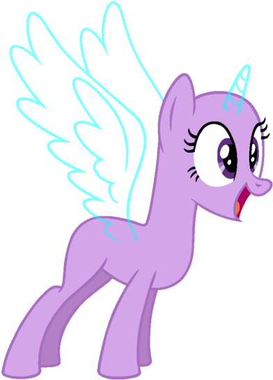 Mammal Clipart Pony Horse Unicorn Cartoon Png 392 * - Pony Base Princess Twilight (392x544), Png Download