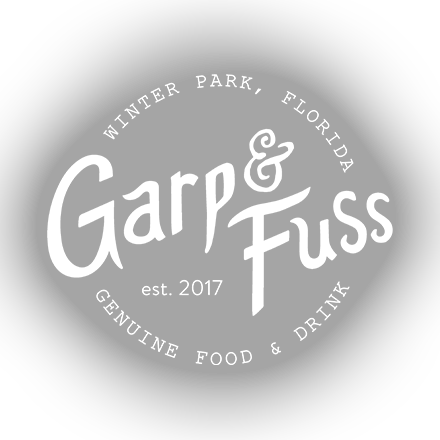 Garpfuss Final Logo White Shadow 1 - Label (440x440), Png Download