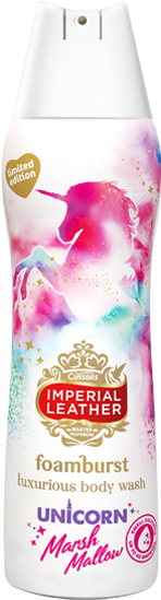 Limited Edition Foamburst Unicorn - Imperial Leather Unicorn Foamburst (400x600), Png Download