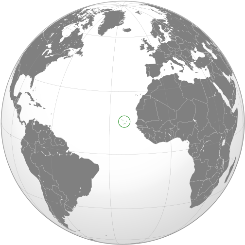 Map Of Cape Verde - Green Webinar (600x600), Png Download