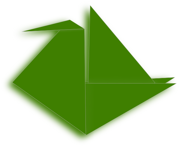 How To Set Use Paper Crane 5 Clipart - Origami (600x488), Png Download