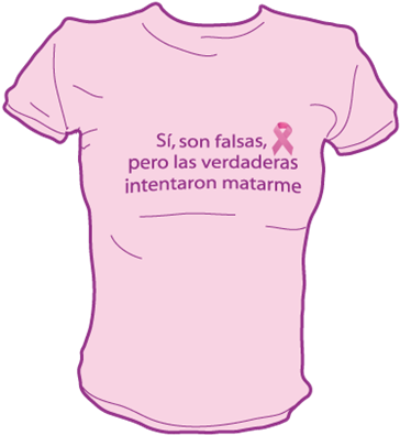 Sí, Son Falsas, Las Verdaderas Intentaron Matarme - Cancer De Mama Humor (374x459), Png Download